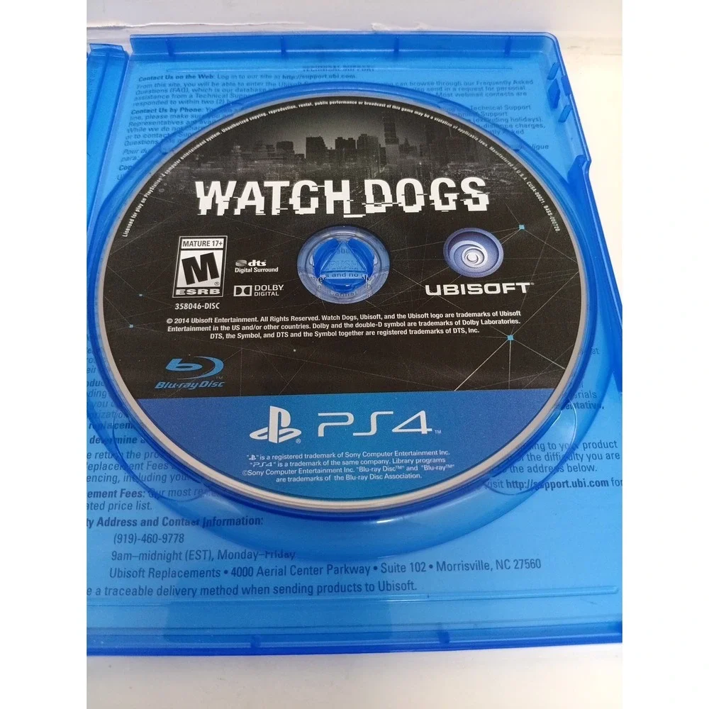 Sony PlayStation 4 Watchdogs Game C.I.B.